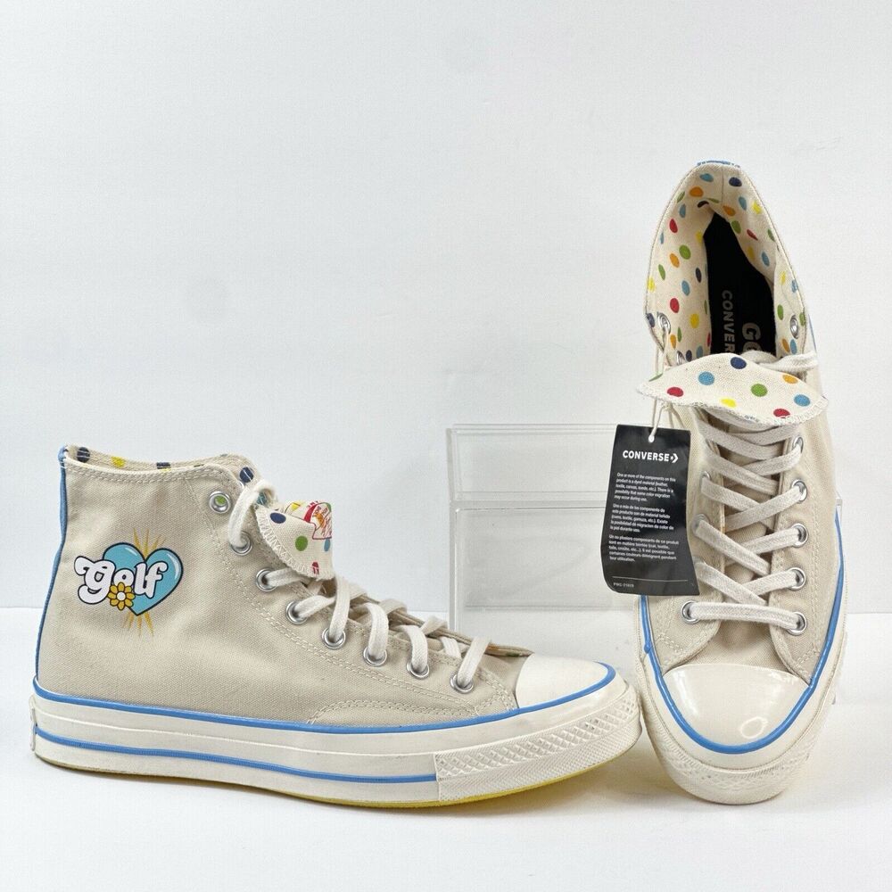 Converse By You Golf Wang x Chuck 70 High Top Mens 9 Womens 11 A04325c